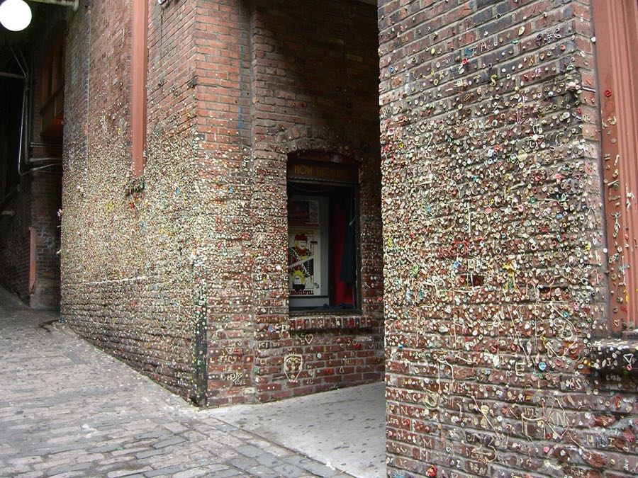 The Gum Wall in Post Alley